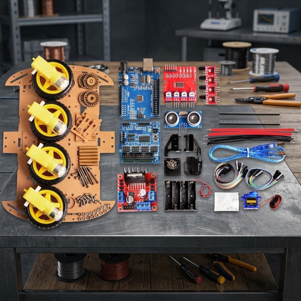 Kit de Chassi Robótico Educaci - Sensor Kit Arduino avaliação e preço