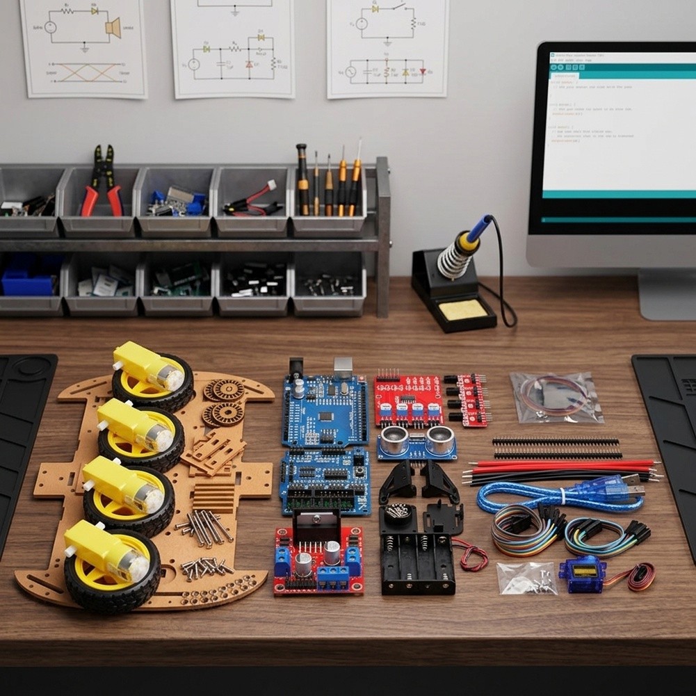 Kit de Chassi Robótico Educaci - Sensor Kit Arduino avaliação e preço