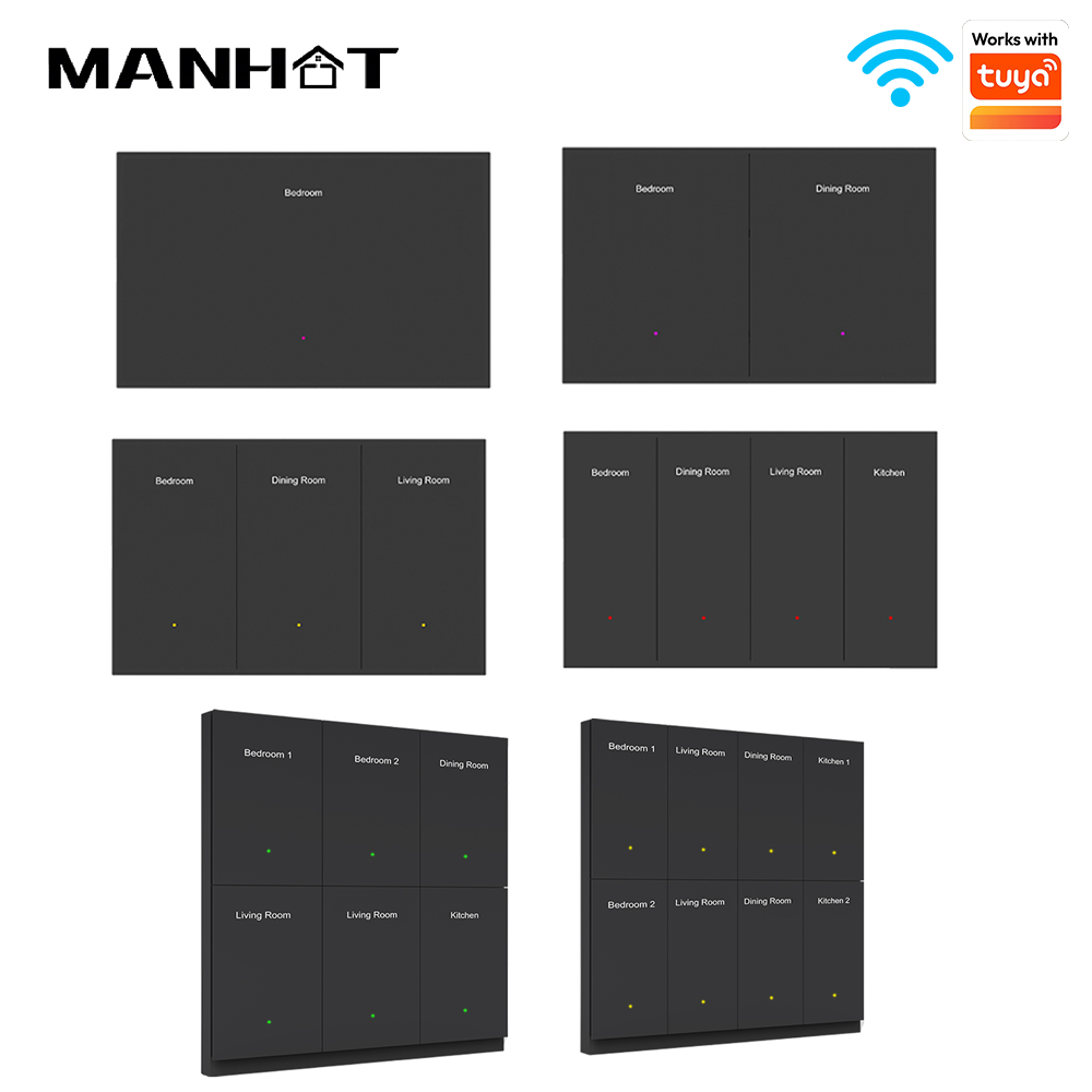 Manhot Interruptor de Nome Per - Smart Light Switch Wifi avaliação e preço