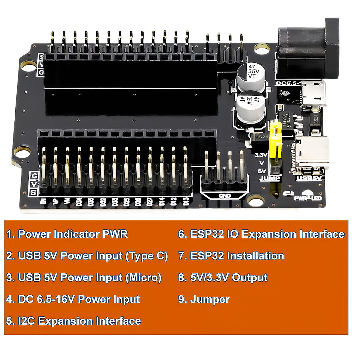 Placa de desenvolvimento de ex - Esp32 Smart Home Kit avaliação e preço