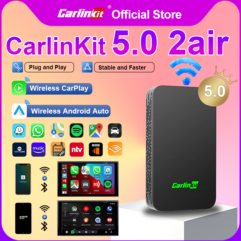 CarlinKit 5.0 Adaptador de Car - Wifi Smart Plug avaliação e preço
