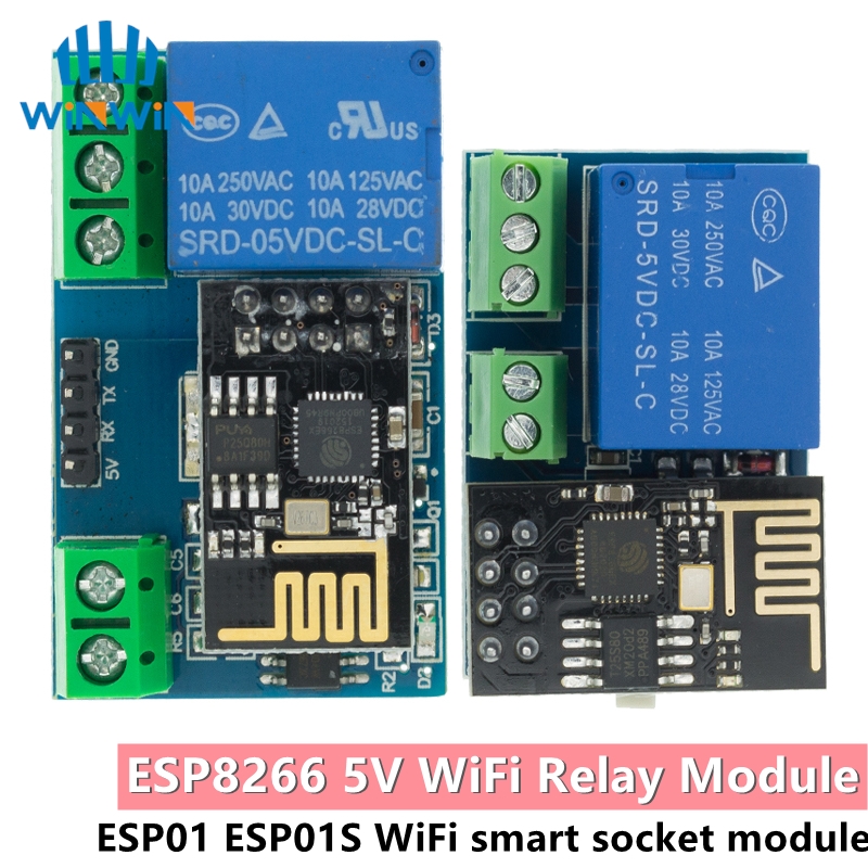 Esp8266 ESP-01 ESP-01S 5v módu - Esp8266 Relay Module avaliação e preço